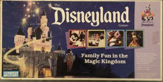 Disneyland Board Game Family Fun In The Magic Kingdom Complete Disney Game 1990