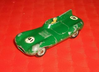 Vintage Lesney Matchbox No.  41 Green D Type Jaguar Made In England