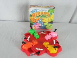 2000 Hungry Hungry Hippos The Frantic Marble Munching Game Hasbro
