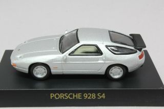 9402 Kyosho 1/64 Porsche 928 S4 Silver Porsche Vol.  1 No - Box Tracking Number