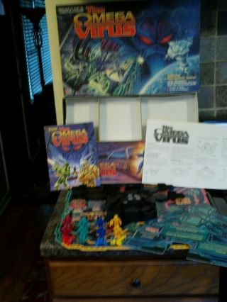 1992 Milton Bradley The Omega Virus Talking Electronic Board Game
