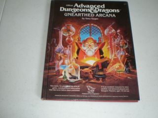Ad&d Unearthed Arcana 2017,  1985