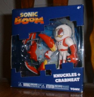 Sonic Boom Hedgehog Knuckles & Crabmeat 2 - Pack Action Figures Nib Tomy 4,  Sega