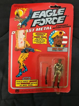 1981 Mego Eagle Force Die Cast Action Figure Soldier Big Bro 