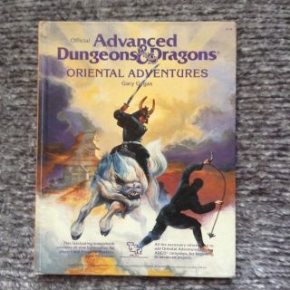 Ad&d Advanced Dungeons & Dragons Oriental Adventures 1985 Tsr