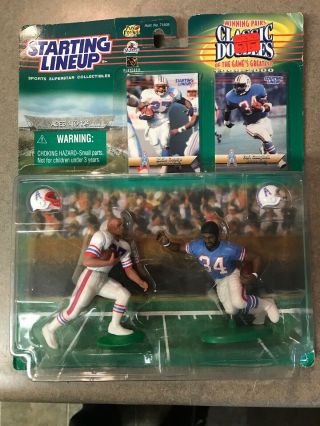 Starting Lineup Eddie George Earl Campbell Classic Doubles 1999 action figures 2