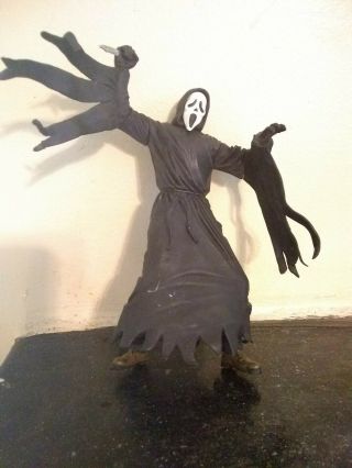 Todd Mcfarlane Movie Maniacs Scream Ghost Face Action Figure With Knife C1d