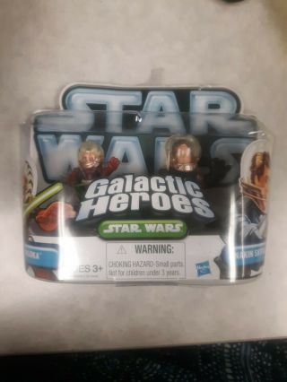 Hasbro Star Wars Galactic Heroes Ahsoka & Anakin Skywalker Mini