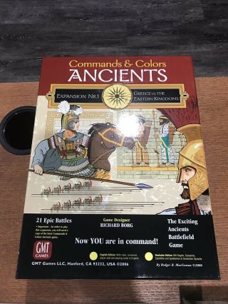 Command And Colors: Ancients Expansion 1 Greece Vs.  The Eastern Kingdom;