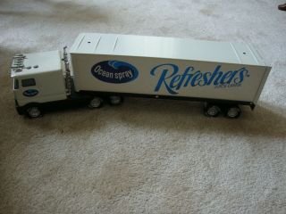 Nylint Pressed Steel Semi Truck Tractor Trailer Toy Ocean Spray Electronic Sound