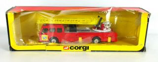 1984 Corgi Toys 1120 Dennis Ladder Truck Fire Engine 52120