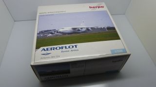 Herpa Wings 1:500 510707 Aeroflot Antonov An - 124 Russian Airlines Jet Boxed Mib