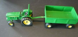 John Deere Die Cast 950 Tractor & Trailer By Ertl Farm Fun Toy Collectible Decor