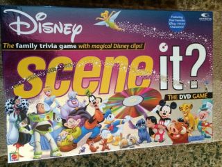 2004 Disney Scene It? Dvd Board Game 100 Complete Pixar Characters