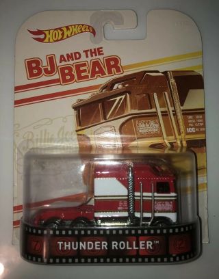 Hot Wheels 2014 Mattel Retro Series Bj And The Bear Thunder Roller Semi Truck