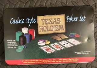 200pc Casino Style Texas Hold 