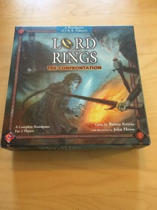 Lord Of The Rings The Confrontation Board Game By Reiner Knizia.  Complete.