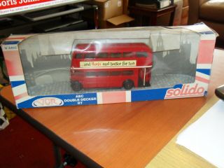 Solido 1/50 Scale Diecast 4402 - Aec Double Decker Rt Bus - London Transport