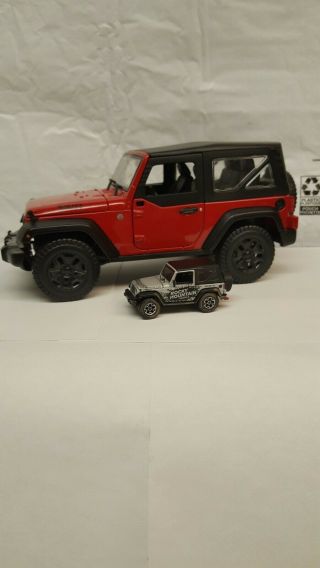 2014 Jeep Wrangler Willys 4x4 Collectible 1/18 Scale,  1/64 Rubicon Jeep 2 Diecast