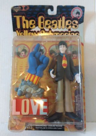 The Beatles Yellow Submarine Paul Figure With Glove & Love Base Mcfarlane Toys