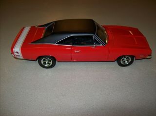 Hot Wheels 1/18 Scale 1969 Dodge Charger R/T Red 5