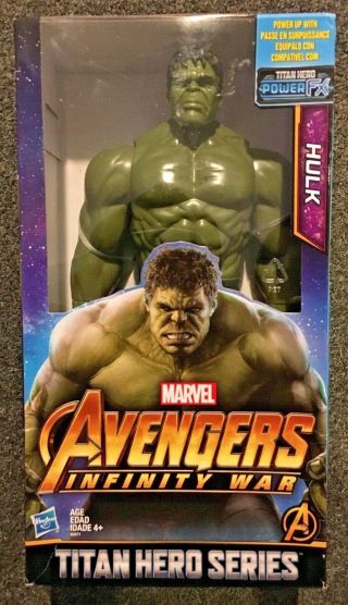 Marvel Avengers Titan Hero Series Hulk Infinity War 12 Inch 2018 Nip