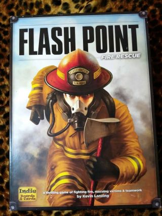 Flash Point Fire Rescue 2nd Edition Firefighter Cooperative Board Game Indie