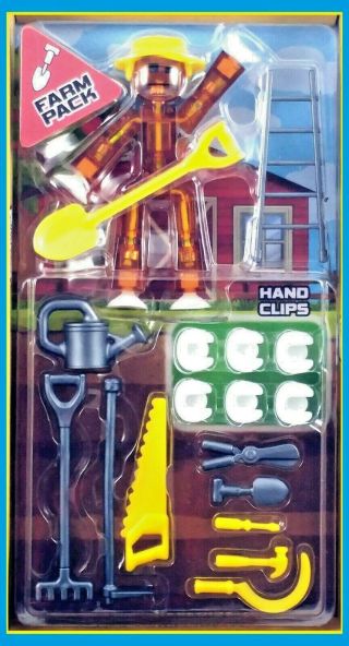 Stikbot Action Pack Farm Pack - Brown Translucent Stop Motion