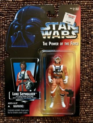 Luke Skywalker X - Wing (long Saber) Star Wars Power Of The Force Action Figure
