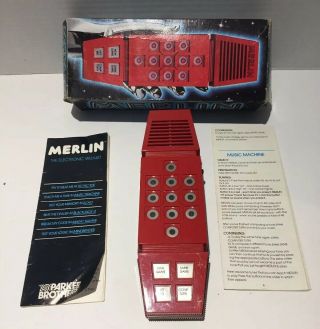 Vintage Merlin Game Parker Brothers Electronic Wizard Handheld Parts/repair