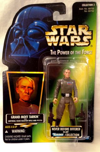 Vintage Star Wars Power Of The Force Action Figure Grand Moff Tarkin 1996