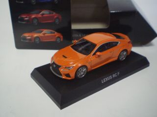 Lexus Rc F Orange Kyosho 1:64 Scale