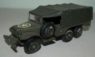 B Solido U.  S.  Military Dodge 6x6 Wc 63 Canvas Backed Truck