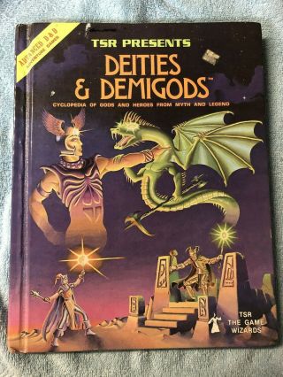 Ad&d Tsr Deities And Demigods 1980 128 Page Version