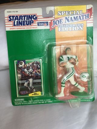 Joe Namath Ny Jets 1994 Starting Lineup Hofer Collectible Action Figure Toy