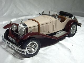 1928 Mercedes - Benz Ssk By Bburago 1:18 Scale Die - Cast
