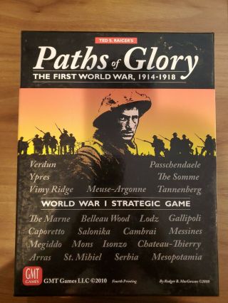 Gmt Games - Paths Of Glory: The First World War,  1914 - 1918 - 4th Printing (2010)