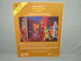 D&d 1st Ed Module - A2 Secret Of The Slavers Stockade (from 1981 And Vg -)