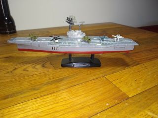 Cv - 41 U.  S.  S.  Midway Aircraft Carrier Die Cast 4 Jets 1 Helo Motormax 76745