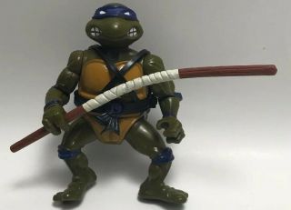 1988 Master Donatello Hardhead Teenage Ninja Turtles Tmnt Vintage Figure