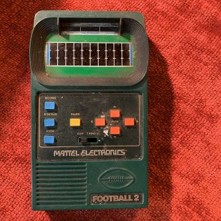 Mattel Classic Football 2 Electronic Handheld Game &