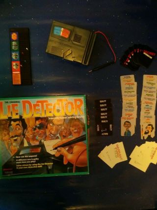 Pressman The Lie Detector Scientific Crime Solving Game Complete 1987