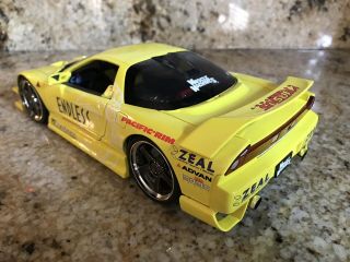 Muscle Machines 2003 Acura NSX Tuners 1:18 Scale Diecast 03 Honda Car Yellow 3