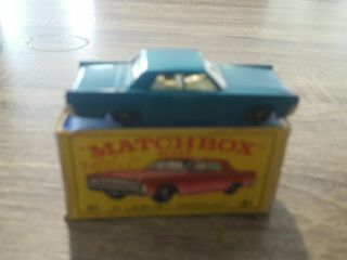 Matchbox 31 Lincoln Continental In Metallic Blue