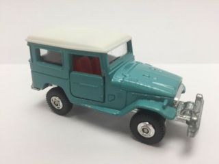 TOMICA 2 - 2 - 1 TOYOTA LAND CRUISER,  L.  BLUE (FIRST EDITION) 2