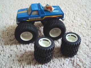Vintage Hot Wheels Big Foot Ford Pickup Truck With Tall & Reg Tires,  Loose
