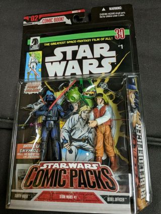 Star Wars Comic Packs 30 1.  Dark Horse.  Rebel Officer Darth Vader.  02.