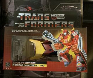 Hasbro Transformers G1 Hot Rod Walmart Authentic Reissue Exclusive