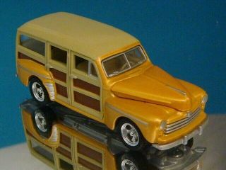 Vintage 1948 48 Ford V - 8 Golden Maple Woody Wagon 1/64 Scale Limited Edition A 2