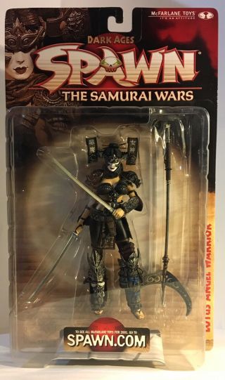 Mcfarlane 2001 Spawn Dark Ages Samurai Wars Series 19 Lotus Angel Warrior Mib